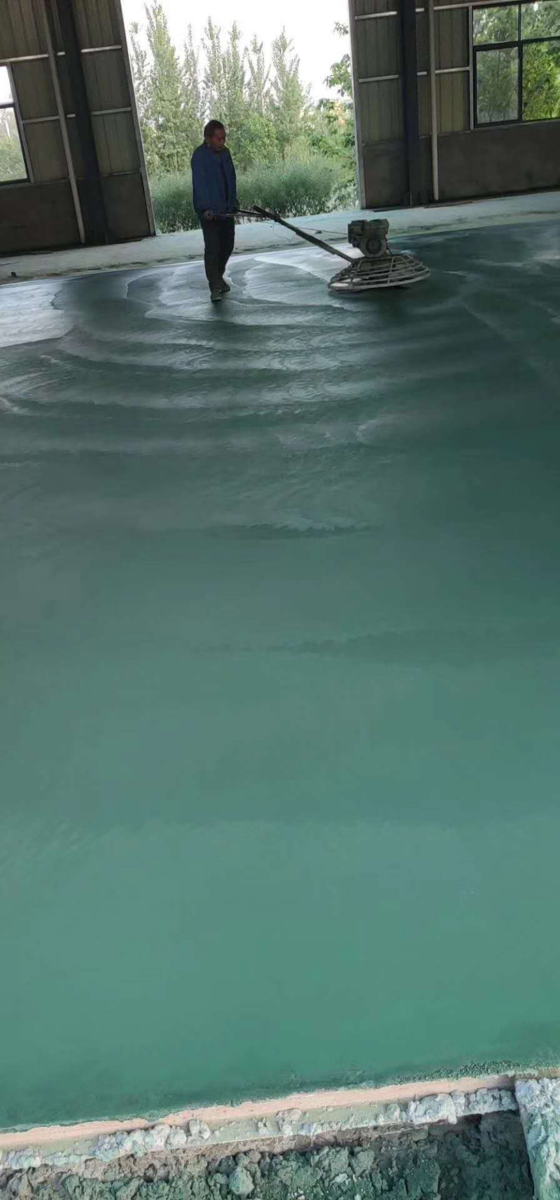 邯鄲某廠房耐磨地坪施工